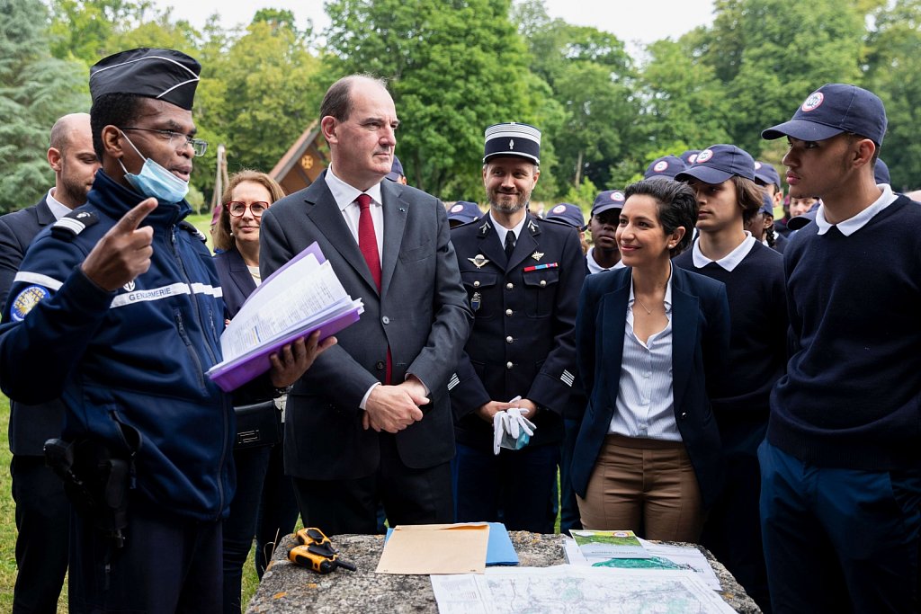 Déplacement SNU Service national universel de Monsieur Le Premier ministre, Jean Castex avec Madame Sarah EL HAIRY
Secrétaire d’Etat chargée de la Jeunesse et de l’Engagement auprès du ministre de l’Education nationale, de la Jeunesse et des Spo